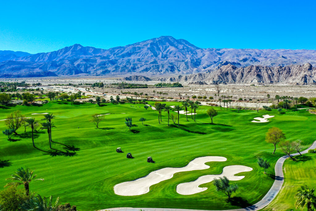 Coachella Valley's Housing Inventory Hits Four-Year Peak - image of the Mountains and golf course.