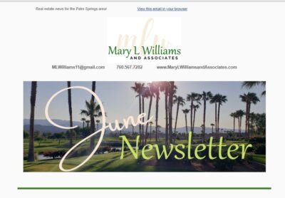 Mary L Williams June Newsletter 2022