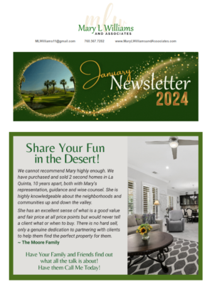 2024 January Newsletter