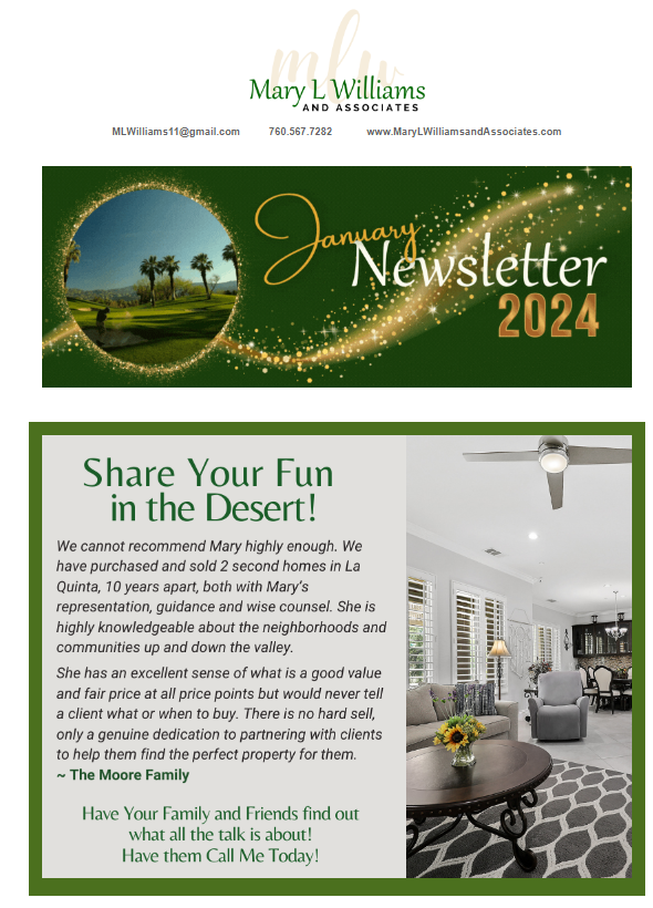 January Newsletter