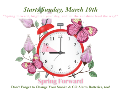 Spring ahead - Mary L. Williams and Associaties
