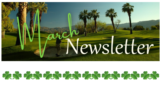 Mary Williams March Newsletter