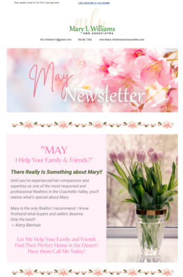 Mary Williams & Associates Newsletter