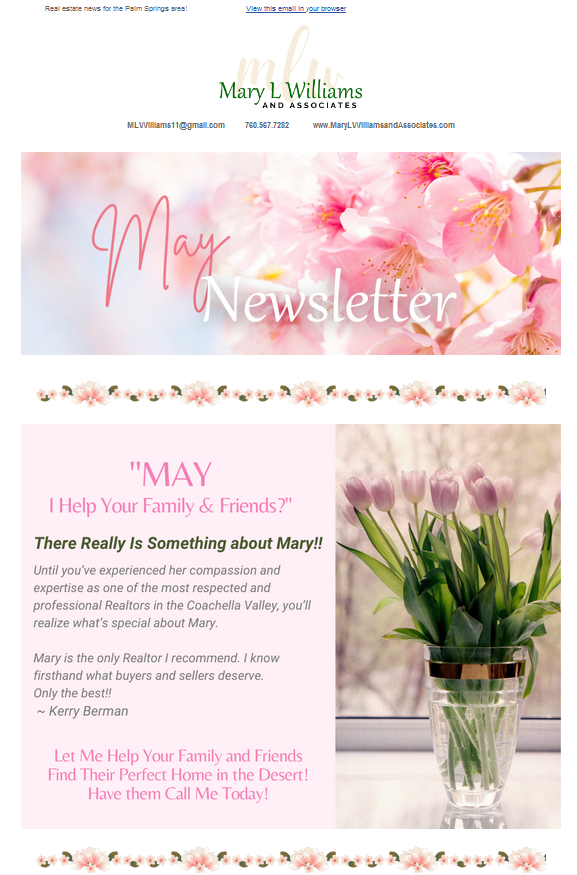 May Newsletter