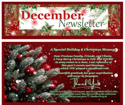 Mary L. Williams and Associates - December Newsletter